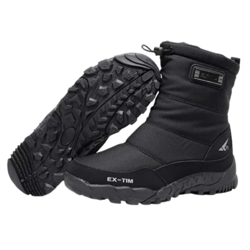 (⏰Begrenzte Zeit 70 % Rabatt) Orthopädische Herren-Schneestiefel mit Knöchelstütze und Fußgewölbeunterstützung, wasserdicht, rutschfest, warm und leicht, Wanderstiefel