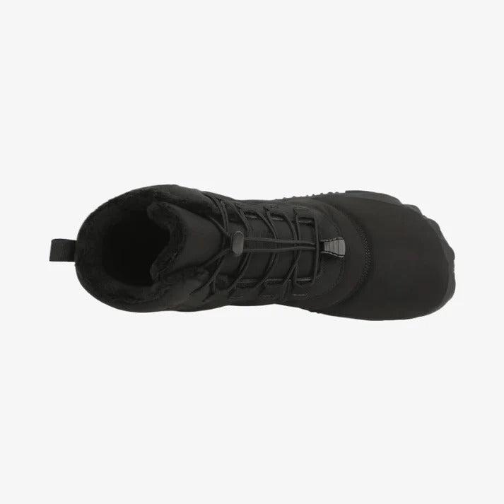 Warme Herren-Barfußstiefel aus Fleece mit breiter Zehenpartie, orthopädische Unterstützung, Schneestiefel, wasserdicht, rutschfest, Winterstiefel (medizinische Zertifizierung®️)