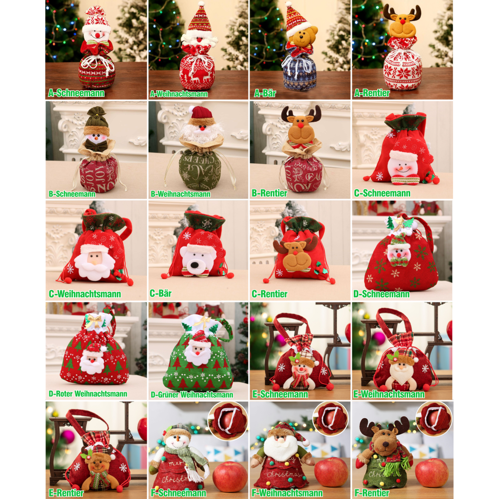 🎅WEIHNACHTSANGEBOT - Weihnachtsgeschenk Puppentaschen Handarbeit