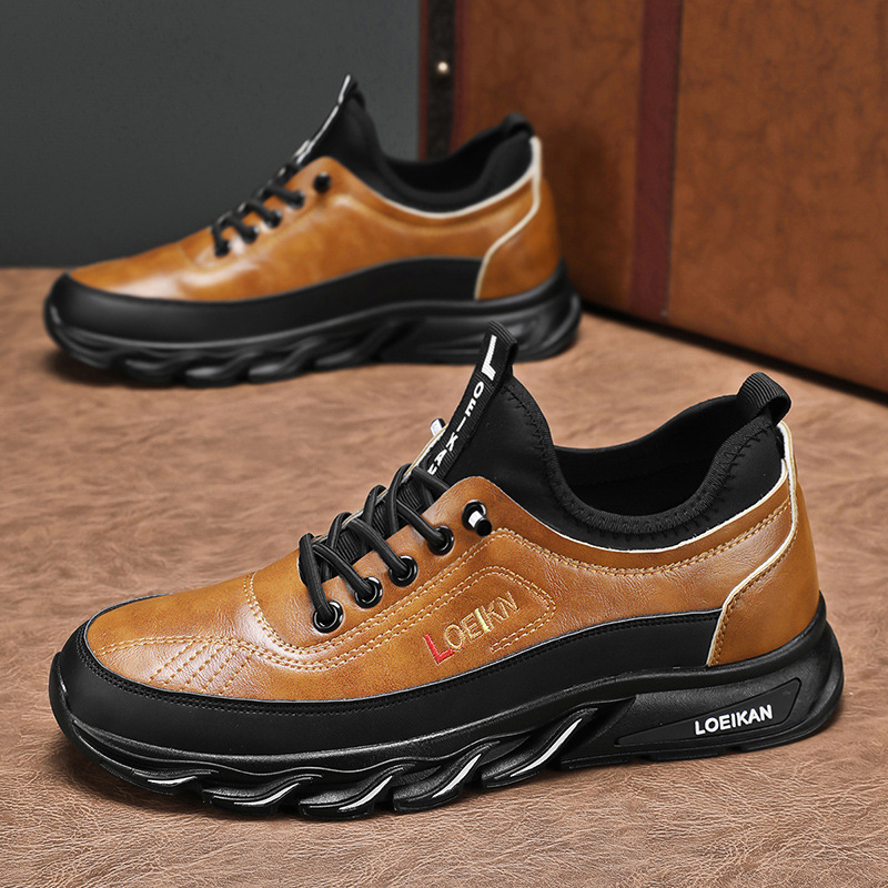 ⏰Zeitlich begrenzter Verkauf 70 % RABATT – Lässige, modische, orthopädische Wanderschuhe für Herren – Durchtrittsichere, kollisionssichere, rutschfeste Outdoor-Sportschuhe aus Leder mit Fußgewölbeunterstützung für Leistung in jedem Gelände