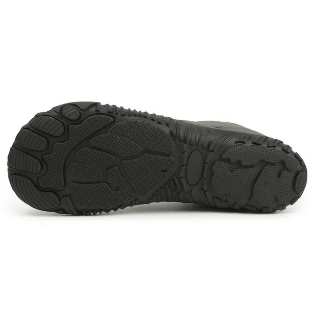 Warme Herren-Barfußstiefel aus Fleece mit breiter Zehenpartie, orthopädische Unterstützung, Schneestiefel, wasserdicht, rutschfest, Winterstiefel (medizinische Zertifizierung®️)