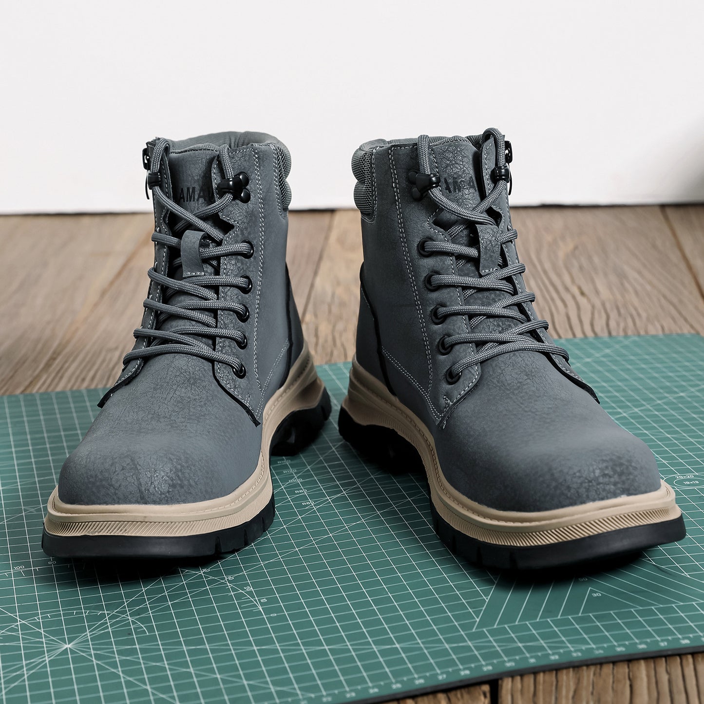 (⏰Zeitlich begrenzter Verkauf, 70 % Rabatt)Herrenstiefel mit Stahlkappe – wasserdicht, rutschfest, durchstoßfest, kratzfest und bruchsicher; orthopädische Fußgewölbestütze, Knöchelstütze, breite Zehenpartie