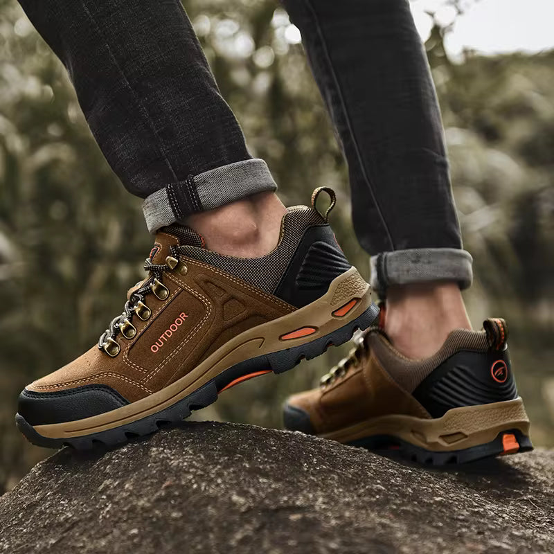 Orthopädische, wasserdichte und rutschfeste Wanderschuhe für Herren, leichte, lässige Bergwanderschuhe