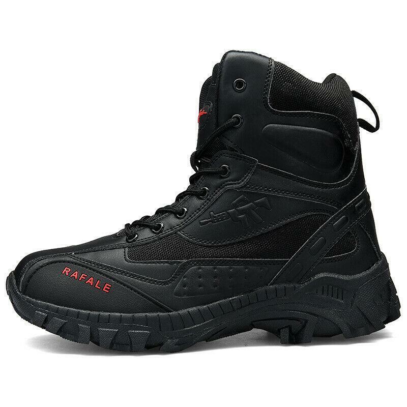 (🛒 BLACK FRIDAY SPECIAL - 70 % RABATT) Herren-Winterstiefel mit durchtrittsicherer, breiter Zehenpartie, wasserdicht, rutschfest, orthopädische Unterstützung, Arbeitsstiefel
