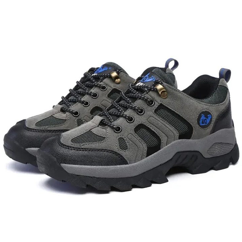 (Empfohlen von der Cleveland Clinic) Bequeme orthopädische Wanderschuhe für Herren aus echtem Leder