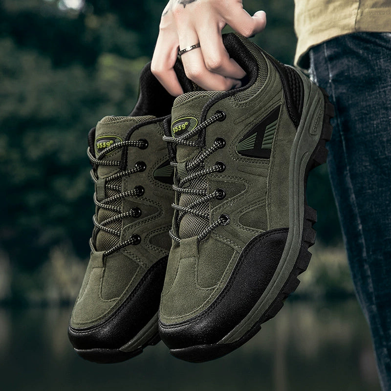 (⏰Zeitlich begrenzter Verkauf, 70 % Rabatt) Outdoor-Wanderschuhe für Herren – breite Zehenpartie, Fußgewölbeunterstützung, wasserdicht, rutschfest, durchstichfest, stoßfest, für leichte Wanderungen und die tägliche Arbeit