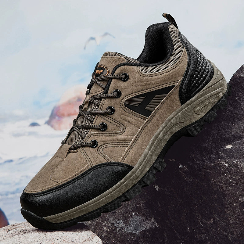 (⏰Zeitlich begrenzter Verkauf, 70 % Rabatt) Outdoor-Wanderschuhe für Herren – breite Zehenpartie, Fußgewölbeunterstützung, wasserdicht, rutschfest, durchstichfest, stoßfest, für leichte Wanderungen und die tägliche Arbeit