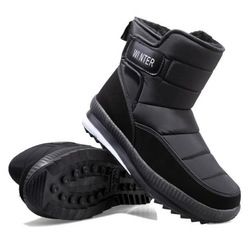 (⏰Zeitlich begrenzter Verkauf, 70 % Rabatt) Dicke, warme, orthopädische Schneestiefel für Herren mit breiter Zehenpartie, rutschfeste, wasserdichte und rutschhemmende Winterstiefel mit Pelzfutter