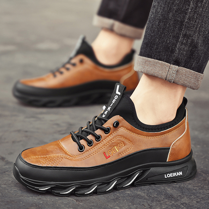 ⏰Zeitlich begrenzter Verkauf 70 % RABATT – Lässige, modische, orthopädische Wanderschuhe für Herren – Durchtrittsichere, kollisionssichere, rutschfeste Outdoor-Sportschuhe aus Leder mit Fußgewölbeunterstützung für Leistung in jedem Gelände