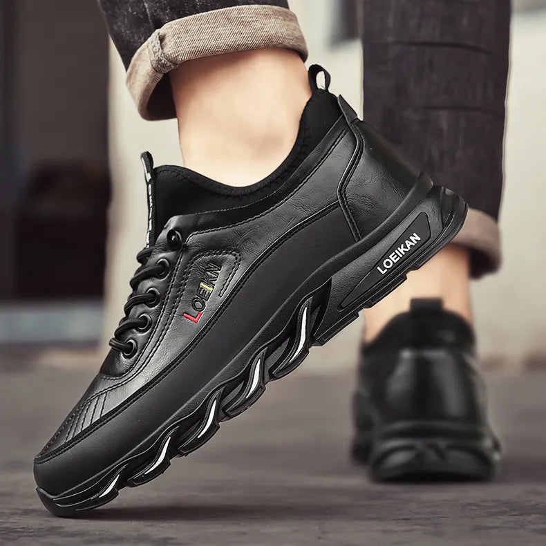 ⏰Zeitlich begrenzter Verkauf 70 % RABATT – Lässige, modische, orthopädische Wanderschuhe für Herren – Durchtrittsichere, kollisionssichere, rutschfeste Outdoor-Sportschuhe aus Leder mit Fußgewölbeunterstützung für Leistung in jedem Gelände