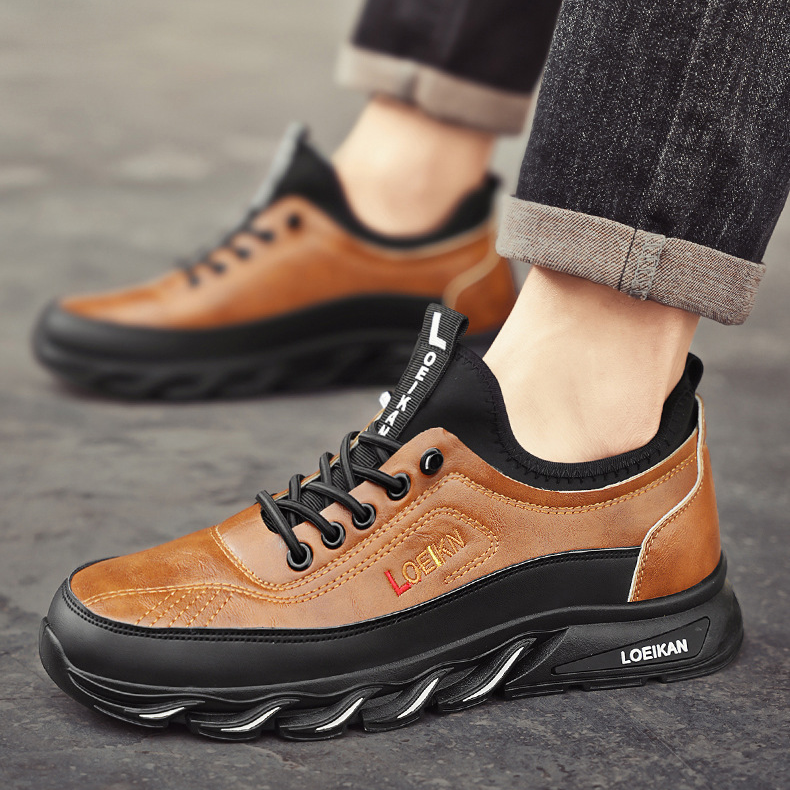 ⏰Zeitlich begrenzter Verkauf 70 % RABATT – Lässige, modische, orthopädische Wanderschuhe für Herren – Durchtrittsichere, kollisionssichere, rutschfeste Outdoor-Sportschuhe aus Leder mit Fußgewölbeunterstützung für Leistung in jedem Gelände