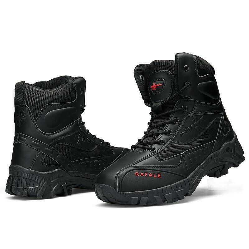 (🛒 BLACK FRIDAY SPECIAL - 70 % RABATT) Herren-Winterstiefel mit durchtrittsicherer, breiter Zehenpartie, wasserdicht, rutschfest, orthopädische Unterstützung, Arbeitsstiefel