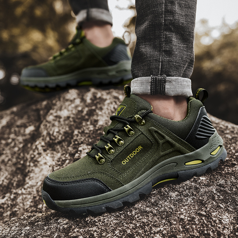 Orthopädische, wasserdichte und rutschfeste Wanderschuhe für Herren, leichte, lässige Bergwanderschuhe