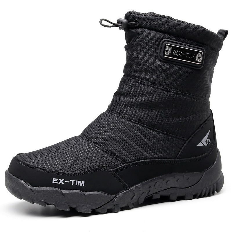 (⏰Begrenzte Zeit 70 % Rabatt) Orthopädische Herren-Schneestiefel mit Knöchelstütze und Fußgewölbeunterstützung, wasserdicht, rutschfest, warm und leicht, Wanderstiefel