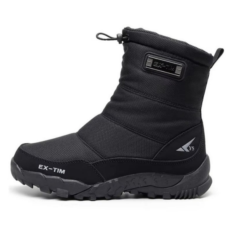 (⏰Begrenzte Zeit 70 % Rabatt) Orthopädische Herren-Schneestiefel mit Knöchelstütze und Fußgewölbeunterstützung, wasserdicht, rutschfest, warm und leicht, Wanderstiefel