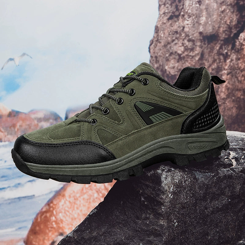 (⏰Zeitlich begrenzter Verkauf, 70 % Rabatt) Outdoor-Wanderschuhe für Herren – breite Zehenpartie, Fußgewölbeunterstützung, wasserdicht, rutschfest, durchstichfest, stoßfest, für leichte Wanderungen und die tägliche Arbeit