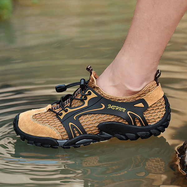 Wasserschuhe Herren Damen Schnelltrocknend Barfuß Atmungsaktiv Waten Wanderschuhe
