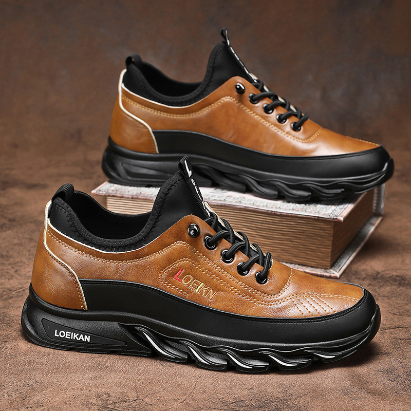 ⏰Zeitlich begrenzter Verkauf 70 % RABATT – Lässige, modische, orthopädische Wanderschuhe für Herren – Durchtrittsichere, kollisionssichere, rutschfeste Outdoor-Sportschuhe aus Leder mit Fußgewölbeunterstützung für Leistung in jedem Gelände