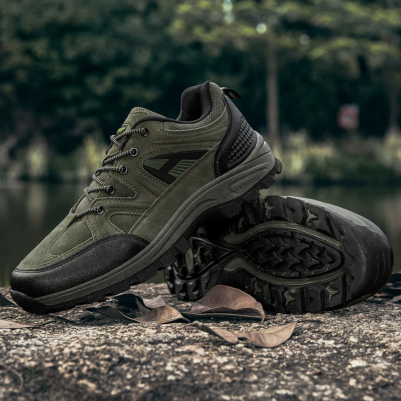 (⏰Zeitlich begrenzter Verkauf, 70 % Rabatt) Outdoor-Wanderschuhe für Herren – breite Zehenpartie, Fußgewölbeunterstützung, wasserdicht, rutschfest, durchstichfest, stoßfest, für leichte Wanderungen und die tägliche Arbeit