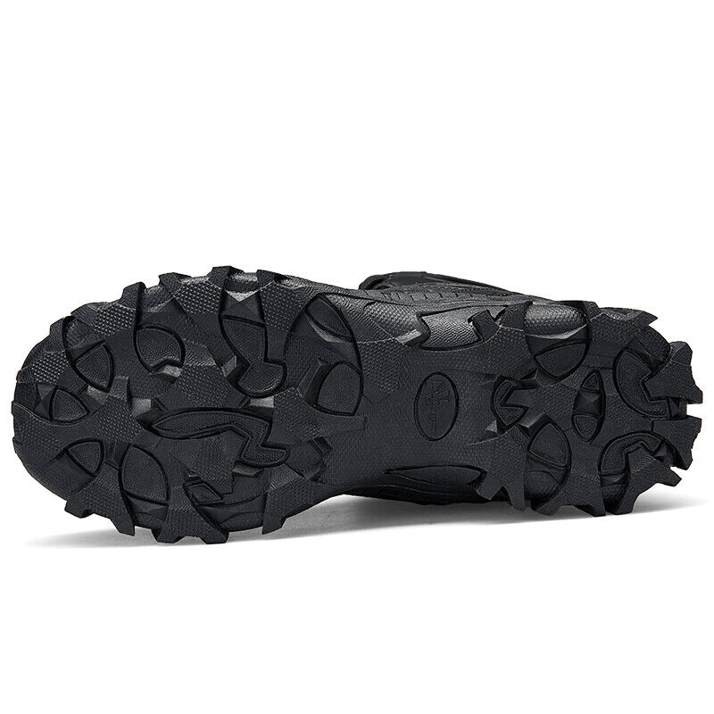 (🛒 BLACK FRIDAY SPECIAL - 70 % RABATT) Herren-Winterstiefel mit durchtrittsicherer, breiter Zehenpartie, wasserdicht, rutschfest, orthopädische Unterstützung, Arbeitsstiefel
