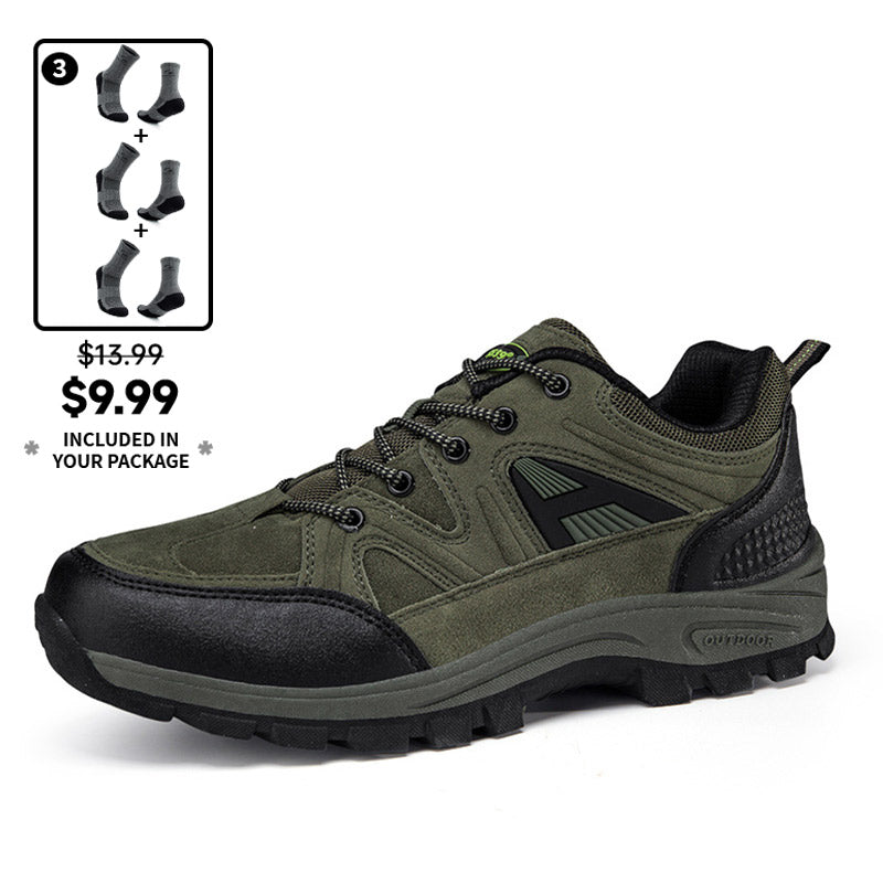 (⏰Zeitlich begrenzter Verkauf, 70 % Rabatt) Outdoor-Wanderschuhe für Herren – breite Zehenpartie, Fußgewölbeunterstützung, wasserdicht, rutschfest, durchstichfest, stoßfest, für leichte Wanderungen und die tägliche Arbeit