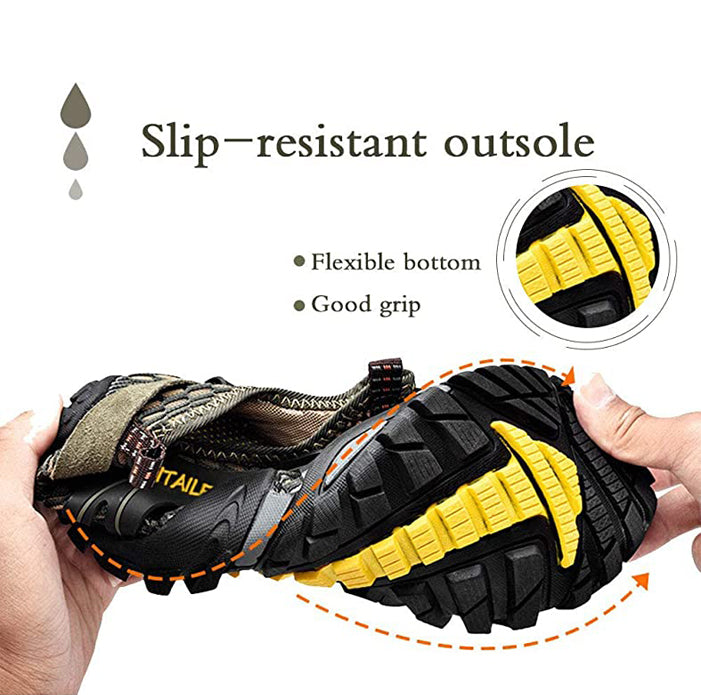 Wasserschuhe Herren Damen Schnelltrocknend Barfuß Atmungsaktiv Waten Wanderschuhe