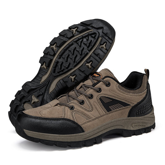 (⏰Zeitlich begrenzter Verkauf, 70 % Rabatt) Outdoor-Wanderschuhe für Herren – breite Zehenpartie, Fußgewölbeunterstützung, wasserdicht, rutschfest, durchstichfest, stoßfest, für leichte Wanderungen und die tägliche Arbeit