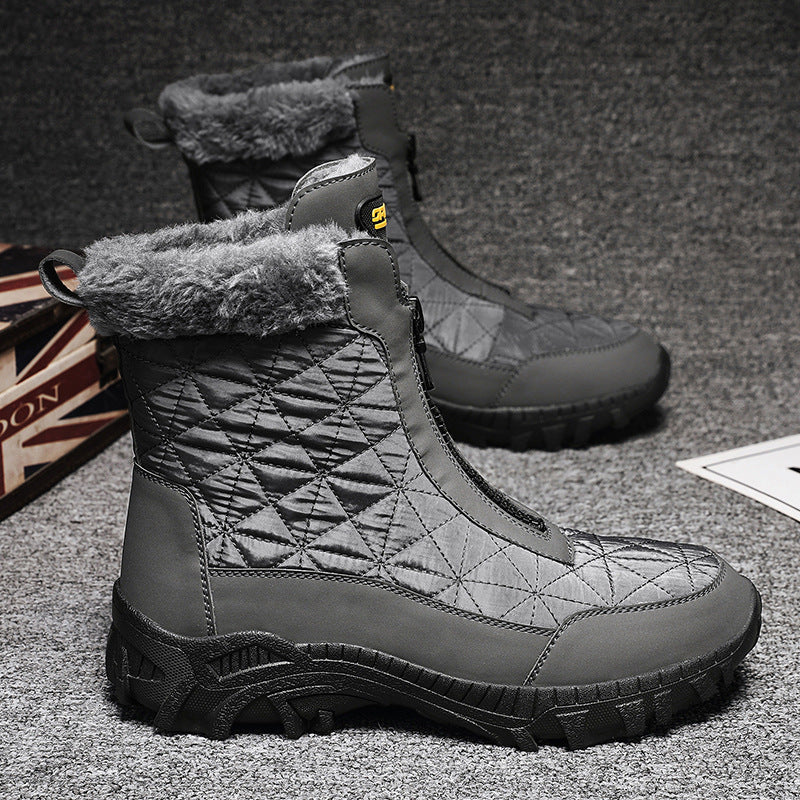 (⏰Zeitlich begrenztes 70% Rabatt-Event) Herren-Schneestiefel Winter 2024, neue breite Zehenpartie, Knöchelstütze, orthopädische Fußgewölbeunterstützung, warme, wasserdichte, rutschfeste und durchstichsichere Wanderstiefel
