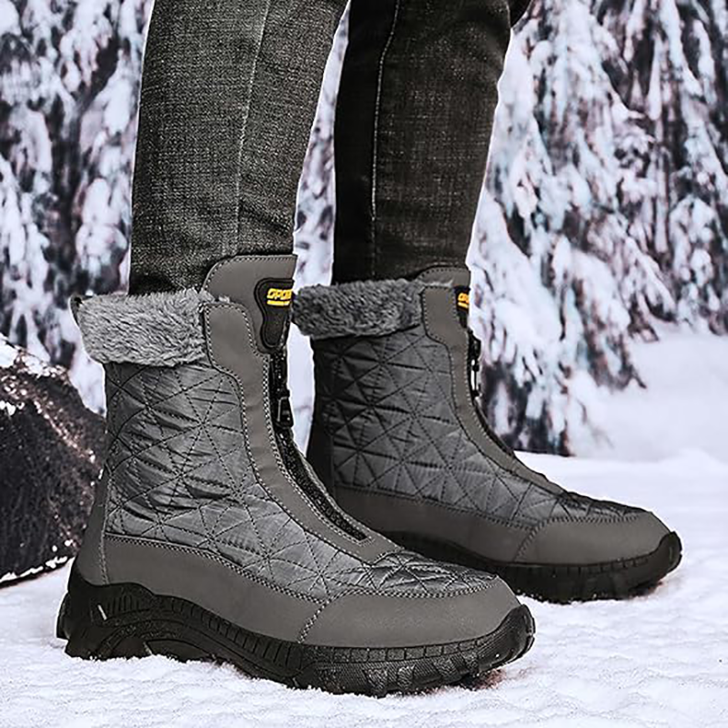 (⏰Zeitlich begrenztes 70% Rabatt-Event) Herren-Schneestiefel Winter 2024, neue breite Zehenpartie, Knöchelstütze, orthopädische Fußgewölbeunterstützung, warme, wasserdichte, rutschfeste und durchstichsichere Wanderstiefel