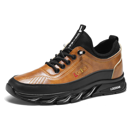 ⏰Zeitlich begrenzter Verkauf 70 % RABATT – Lässige, modische, orthopädische Wanderschuhe für Herren – Durchtrittsichere, kollisionssichere, rutschfeste Outdoor-Sportschuhe aus Leder mit Fußgewölbeunterstützung für Leistung in jedem Gelände