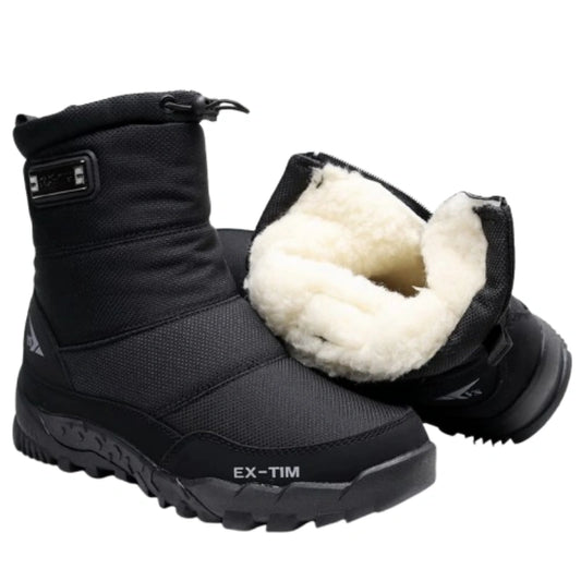 (⏰Begrenzte Zeit 70 % Rabatt) Orthopädische Herren-Schneestiefel mit Knöchelstütze und Fußgewölbeunterstützung, wasserdicht, rutschfest, warm und leicht, Wanderstiefel
