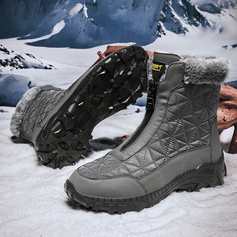 (⏰Zeitlich begrenztes 70% Rabatt-Event) Herren-Schneestiefel Winter 2024, neue breite Zehenpartie, Knöchelstütze, orthopädische Fußgewölbeunterstützung, warme, wasserdichte, rutschfeste und durchstichsichere Wanderstiefel