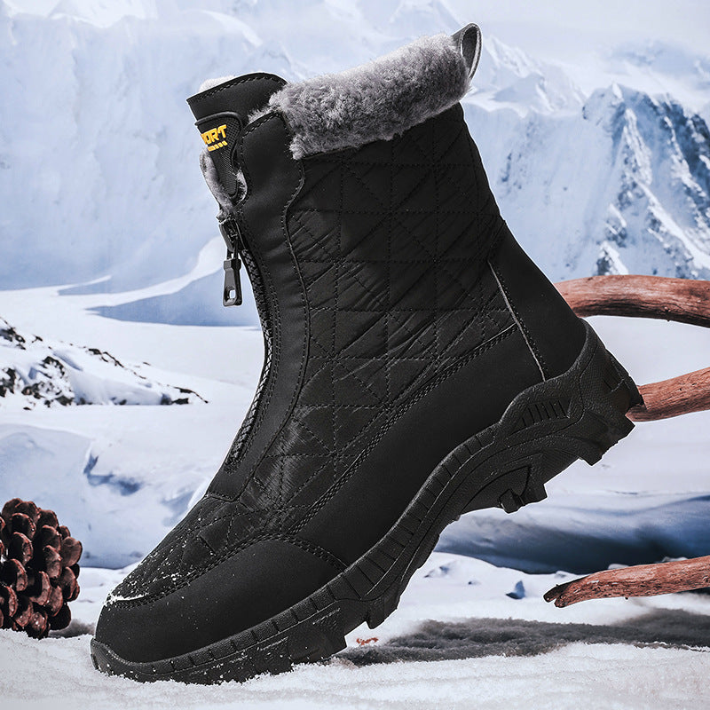 (⏰Zeitlich begrenztes 70% Rabatt-Event) Herren-Schneestiefel Winter 2024, neue breite Zehenpartie, Knöchelstütze, orthopädische Fußgewölbeunterstützung, warme, wasserdichte, rutschfeste und durchstichsichere Wanderstiefel