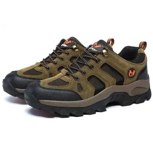 (Empfohlen von der Cleveland Clinic) Bequeme orthopädische Wanderschuhe für Herren aus echtem Leder
